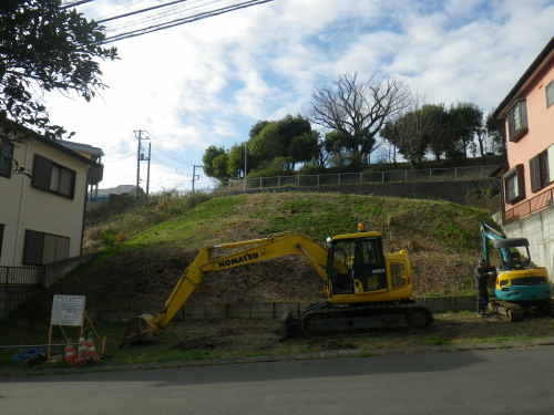 横浜市青葉区　宅地造成工事